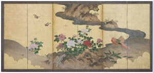 6-Panel Floral Screen