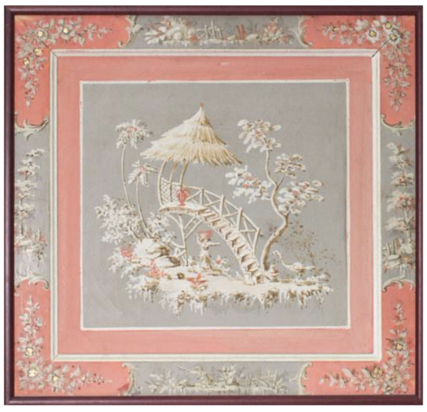 Pair of French Chinoiserie Paintings