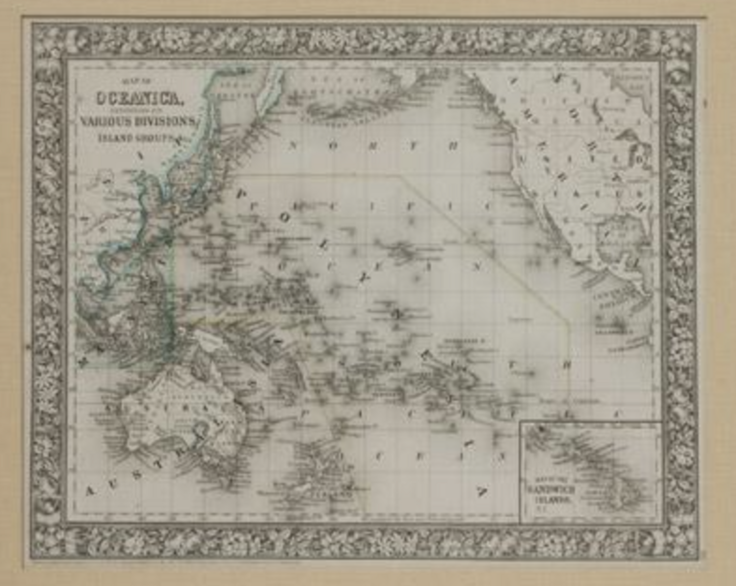Map of Oceanica