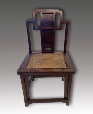 Lady's chair with soft cane seat