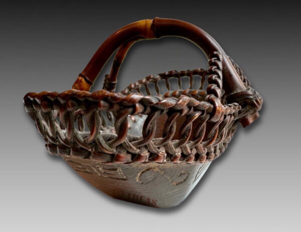 Small Basket in Shape of Boat