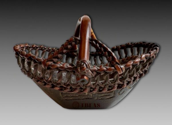 Small Basket in Shape of Boat