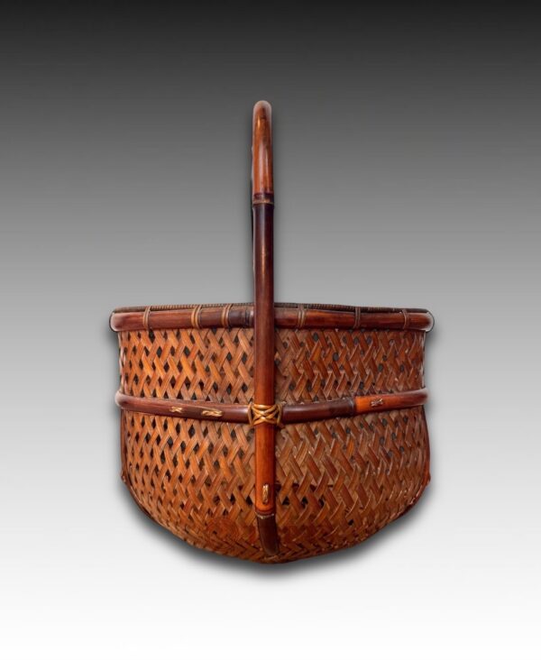 Square Handled 6 Sided Basket