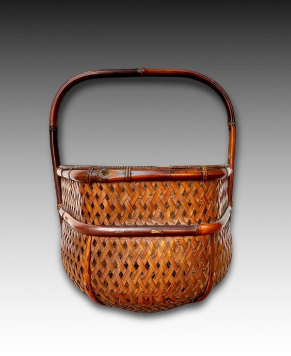 Square Handled 6 Sided Basket