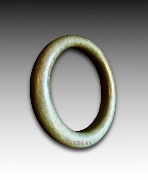 Celadon Nephrite Wide Bangle