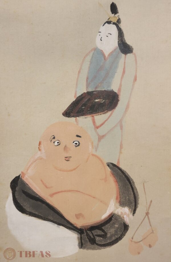 Hotei and Attendant