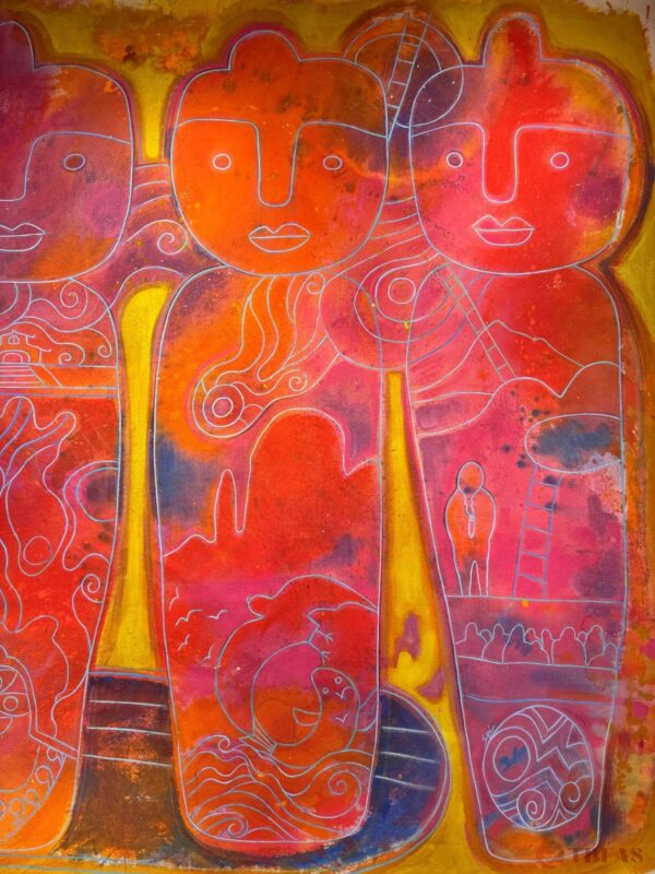 Kokeshi( yellow )