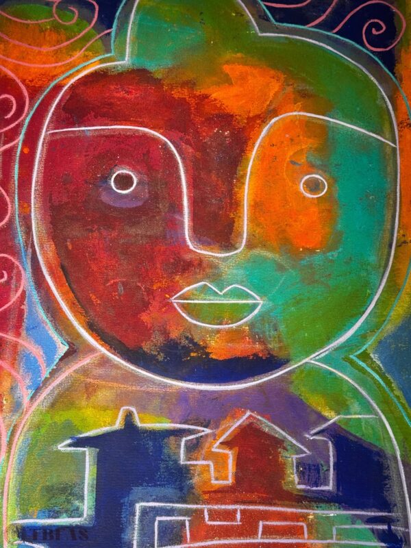 Kokeshi ( Blue )