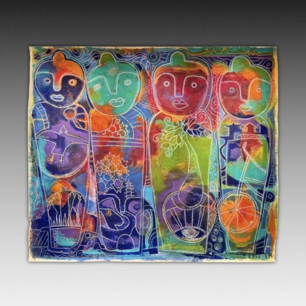 Kokeshi ( Blue )