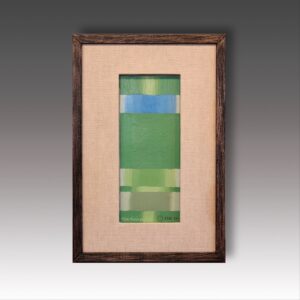 Untitled , green and blue shapes