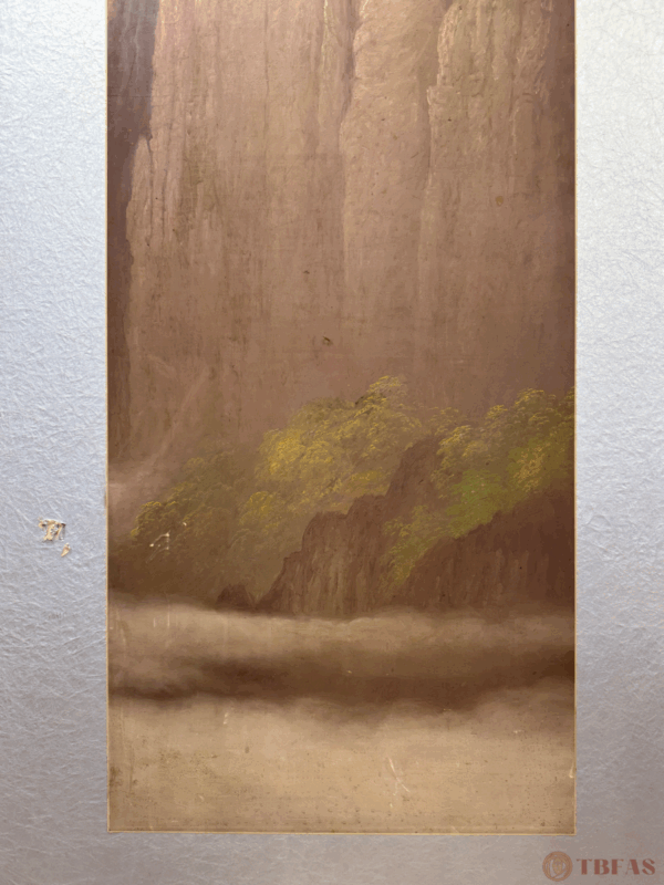 Mountain scape - oil painting