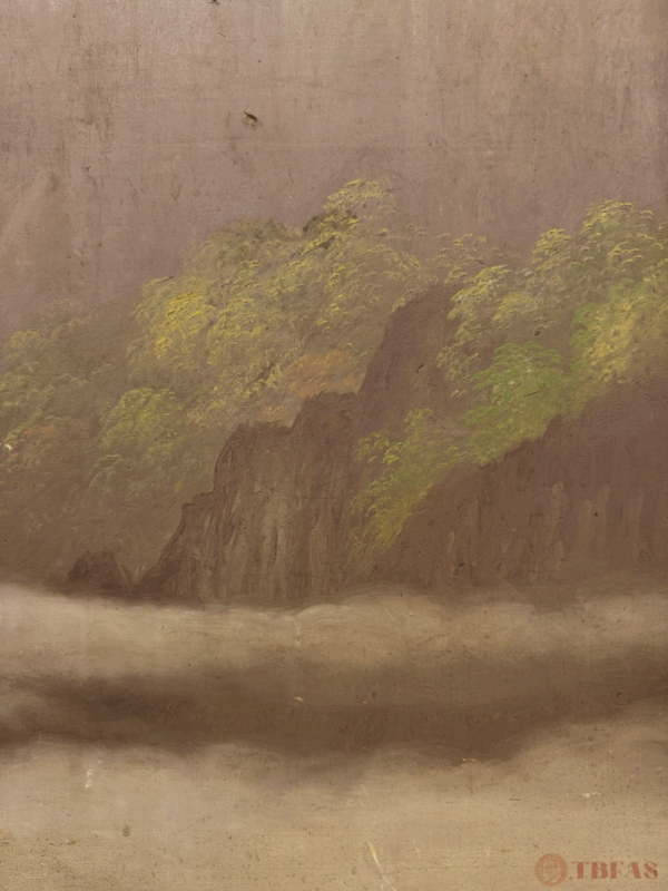 Mountain scape - oil painting