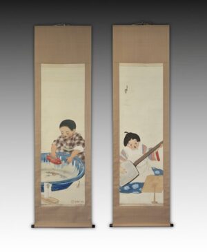 Taishono Ko ( 2 scroll pair )
