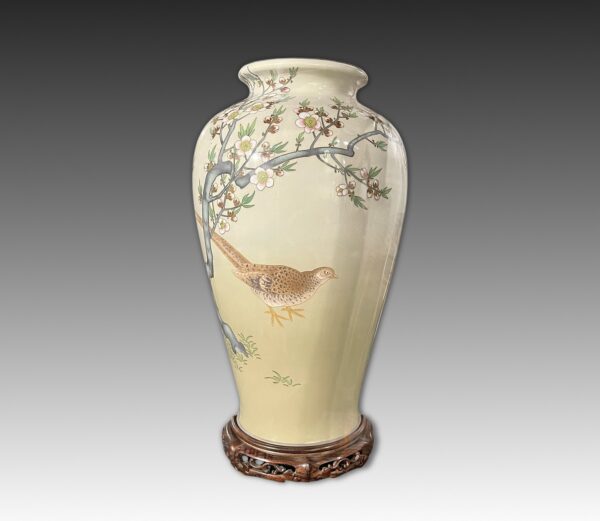 Cloisonne Pheasant vase