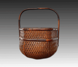 Square Handled 6 Sided Basket