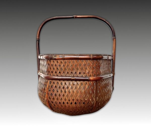 Square Handled 6 Sided Basket