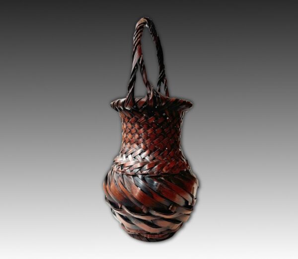 Japanese Smoked Bamboo Basket