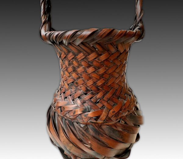 Japanese Smoked Bamboo Basket