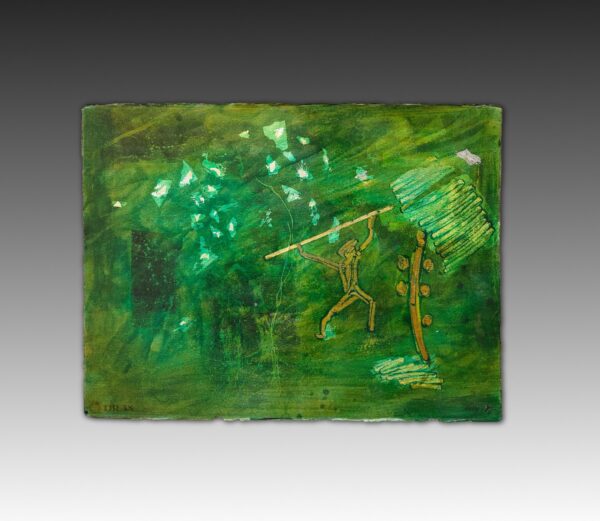 Hawaiian petroglyph abstract