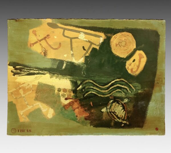 Birthing Time-Hawaiian petroglyph abstract