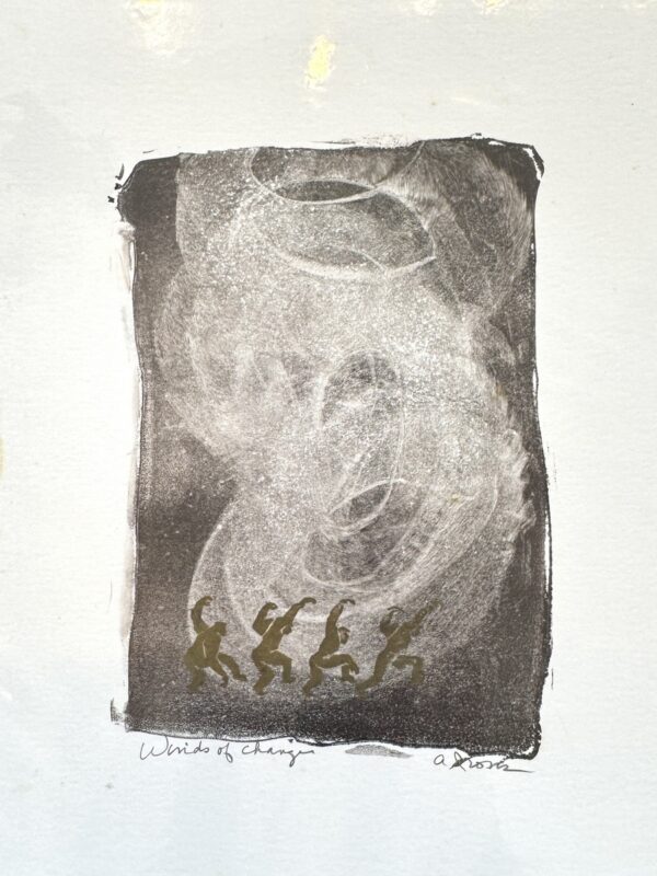 Winds of Change-Hawaiian petroglyph abstract