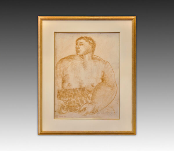 Hawaiian Woman with Basket