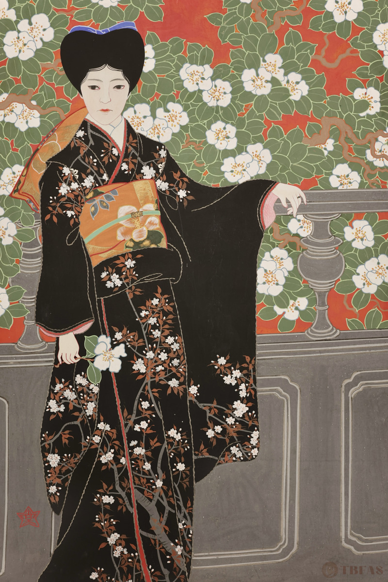 Young Girl on a Balcony