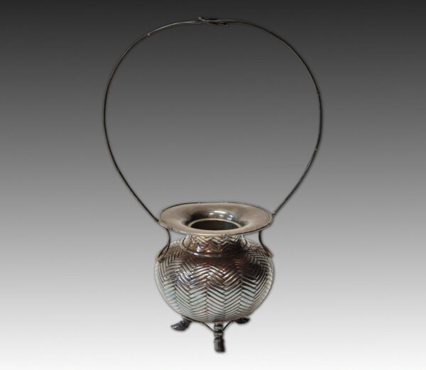 Pure Silver Basket by Miyamota Shokai
