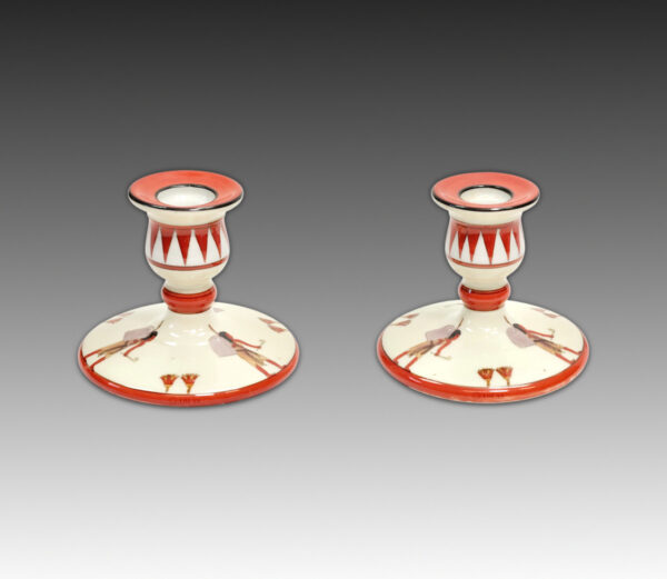Pair of Noritake Candle Holders