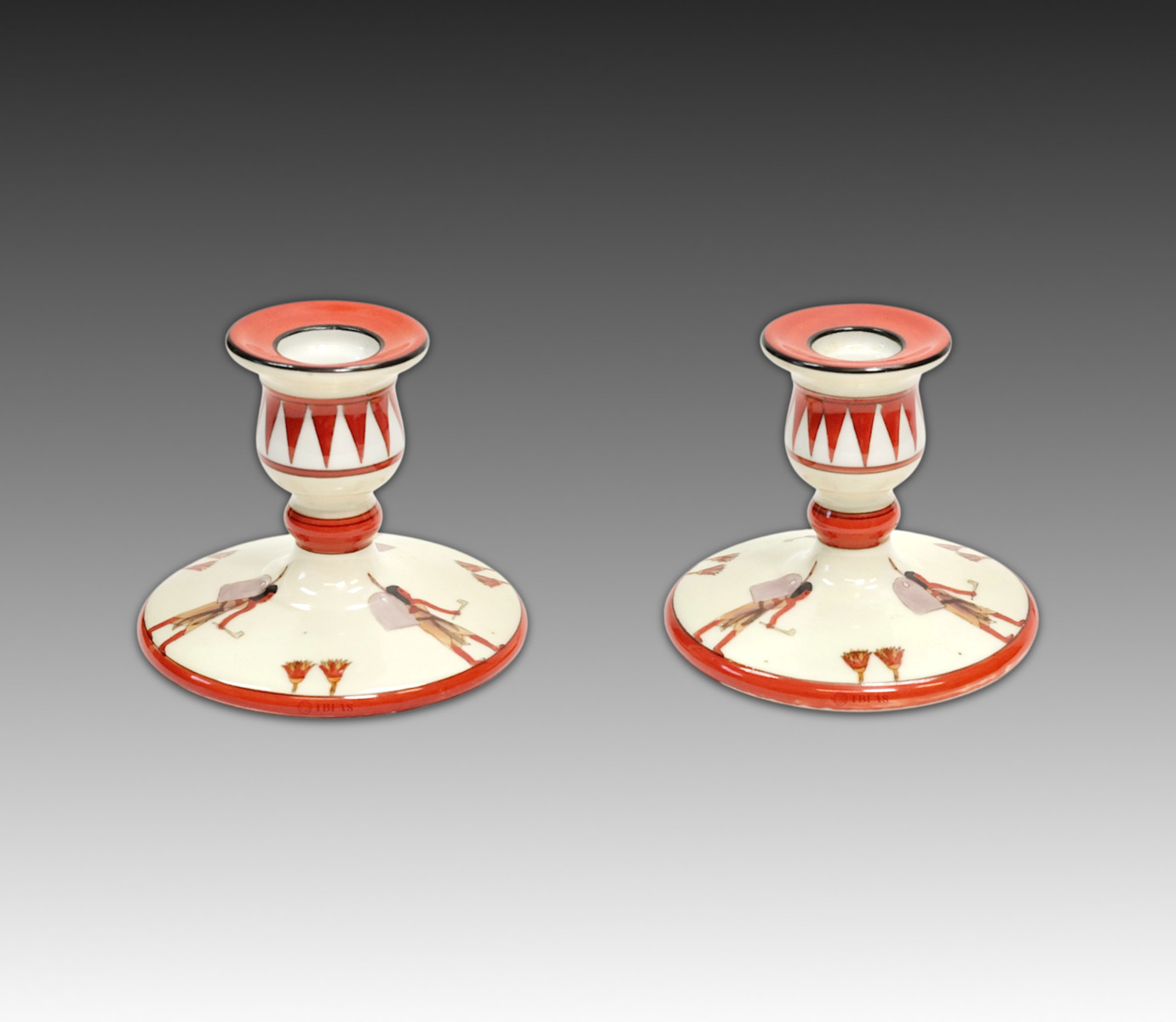 Pair of Noritake Candle Holders