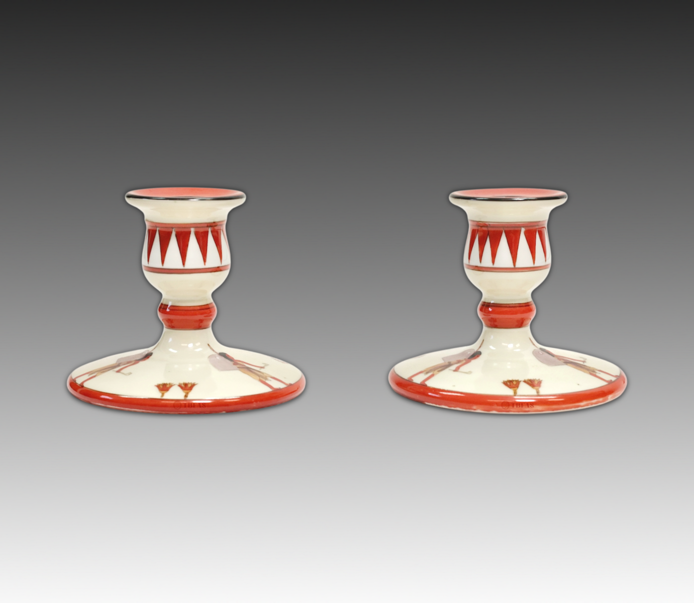 Pair of Noritake Candle Holders