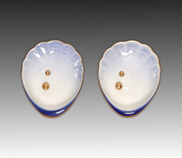 Pair of Clam Shell Dishes